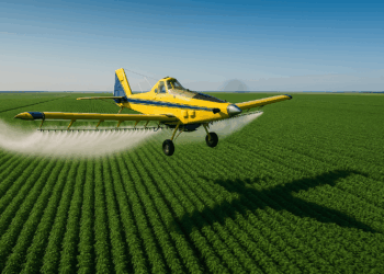 Aviação agrícola impulsiona produtividade e sustentabilidade ao fortalecer o uso correto e seguro de defensivos