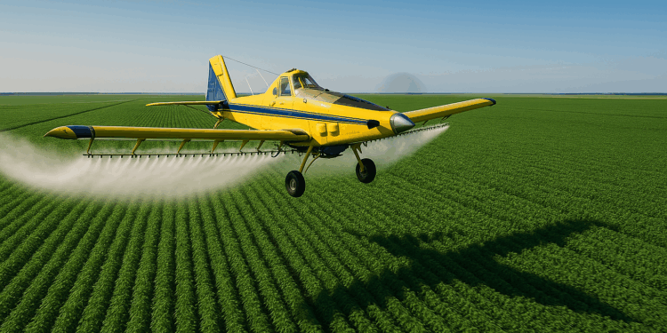 Aviação agrícola impulsiona produtividade e sustentabilidade ao fortalecer o uso correto e seguro de defensivos